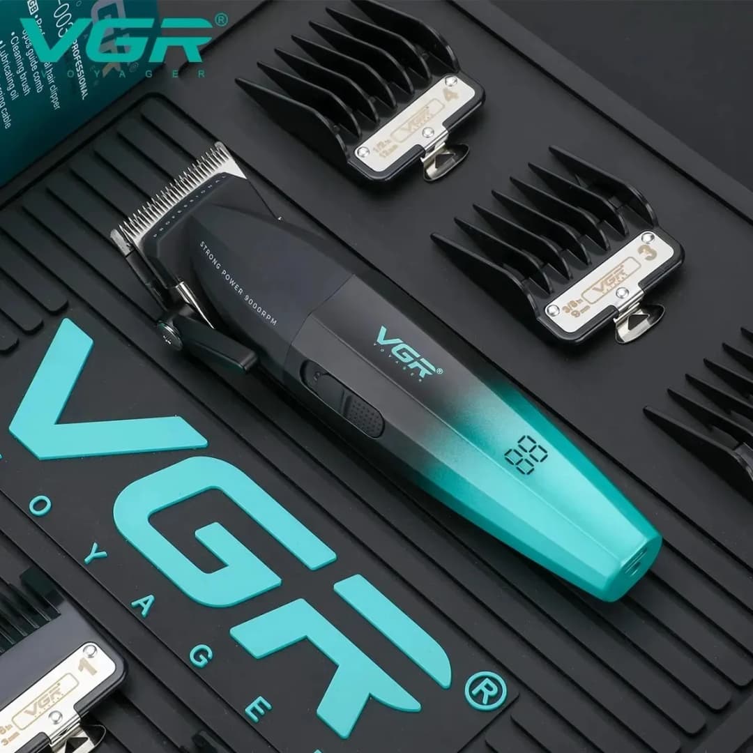 VGR Hair Clipper Cordless Hair Trimmer Professional Hair Cutting Machine Electric 9000 Rpm Haircut Clipper for Men V-003 V-906 - 6
