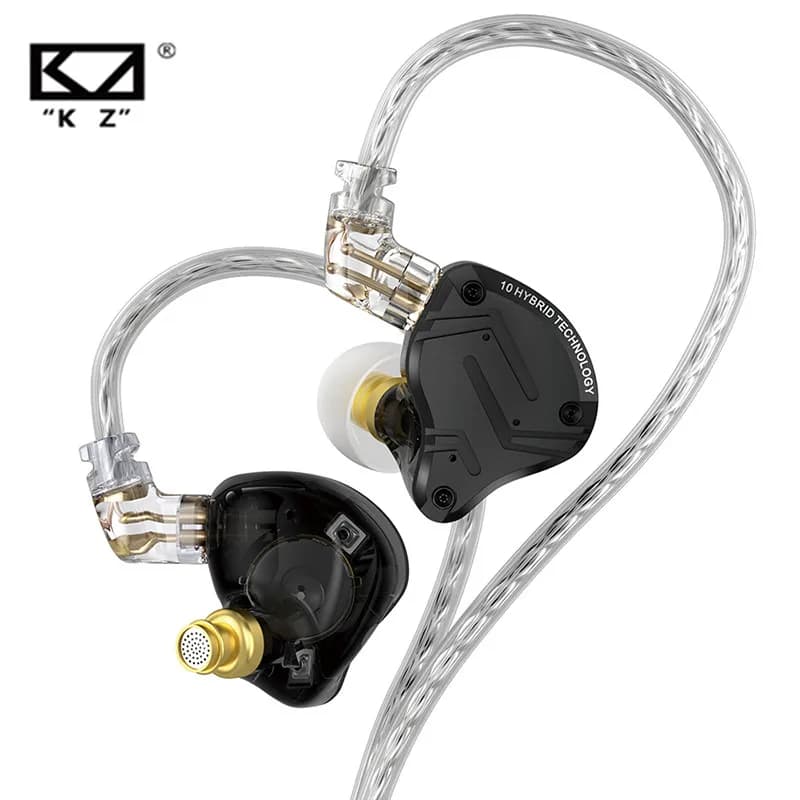 سماعات أذن هاي فاي هجين معدنية باس KZ ZS10 PRO X مع إلغاء الضوضاء للرياضة، سماعات رأس KZ ZSN PRO AS16 PRO AS12 ZSX ZEX - 2