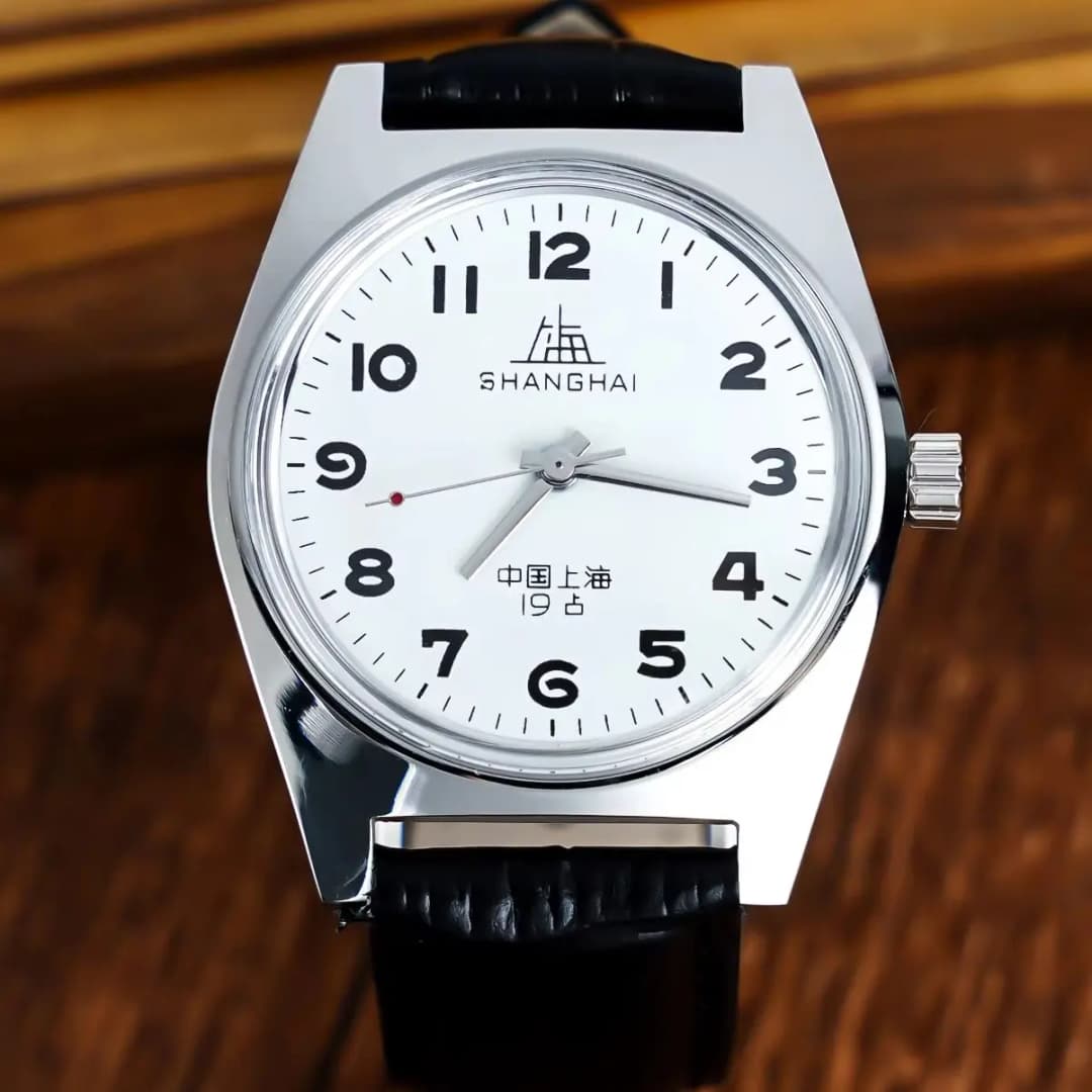 ساعة يد رجالية ميكانيكية مستوحاة من التصميم الكلاسيكي، شنغهاي موديل 7120، قطر 36 ملم، لعشاق الساعات وهواة الجمع