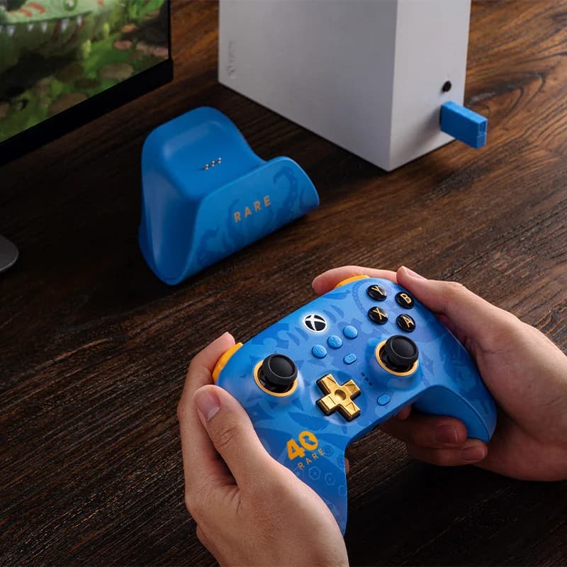 8BitDo وحدة تحكم Ultimate 3-mode لXbox، متوافقة مع Windows، Apple وأندرويد - إصدار الذكرى الأربعين النادر - 6