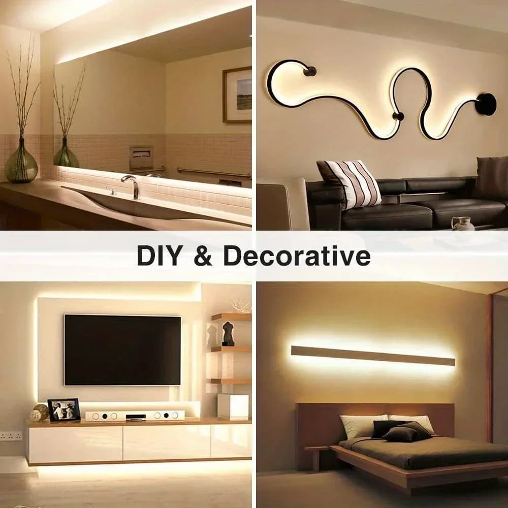 LED Neon Lights Strip 5V USB LED Neon Strip Smart Gesture Sensor Dimmable Flexible for Flexible Room TV Backlight Decorations - 3