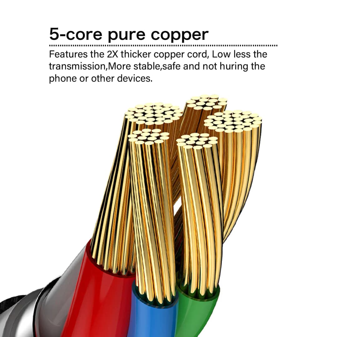 سلك كابل شحن USB C إلى USB C بقدرة 60 وات طويل لهاتف iPhone 16 15/16 15Plus/16 15Pro/16 15Pro Max، iPad Pro/Air/Mini، Galaxy - 6