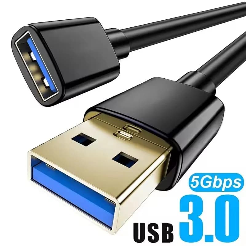 كابل تمديد USB3.0 للتلفزيون الذكي PS4 Xbox بطول 1m/2m/3m سلك مزامنة بيانات فائقة السرعة USB 3.0/2.0