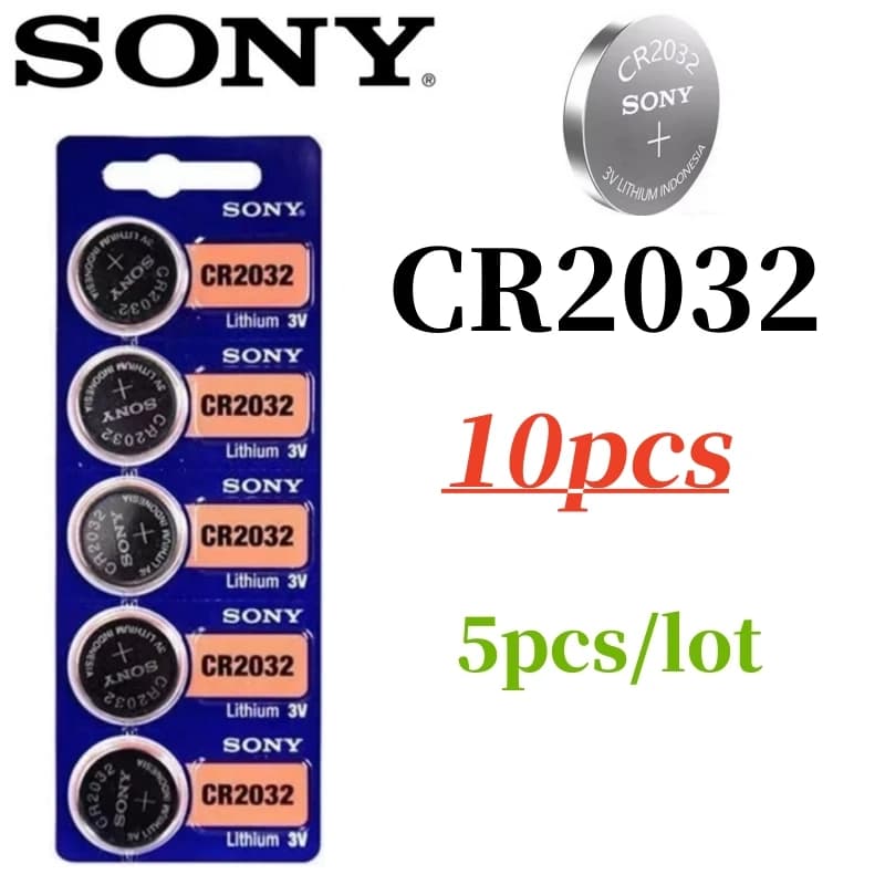 10 قطع بطارية Sony أصلية CR2450 CR2430 CR2032 CR2025 CR1632 CR1616 CR1620 CR1220 الليثيوم - 4