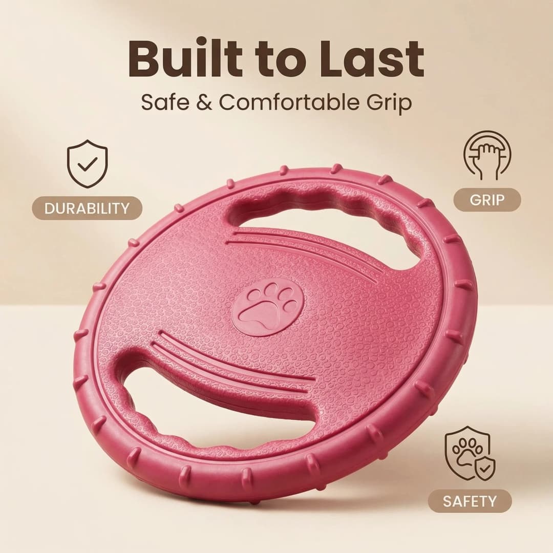 قرص طائر EVA لتدريب الكلاب، لعبة تفاعلية خارجية للجراء، إمدادات لعب، طبق طائر للمضغ، لعبة مائية عائمة - 4