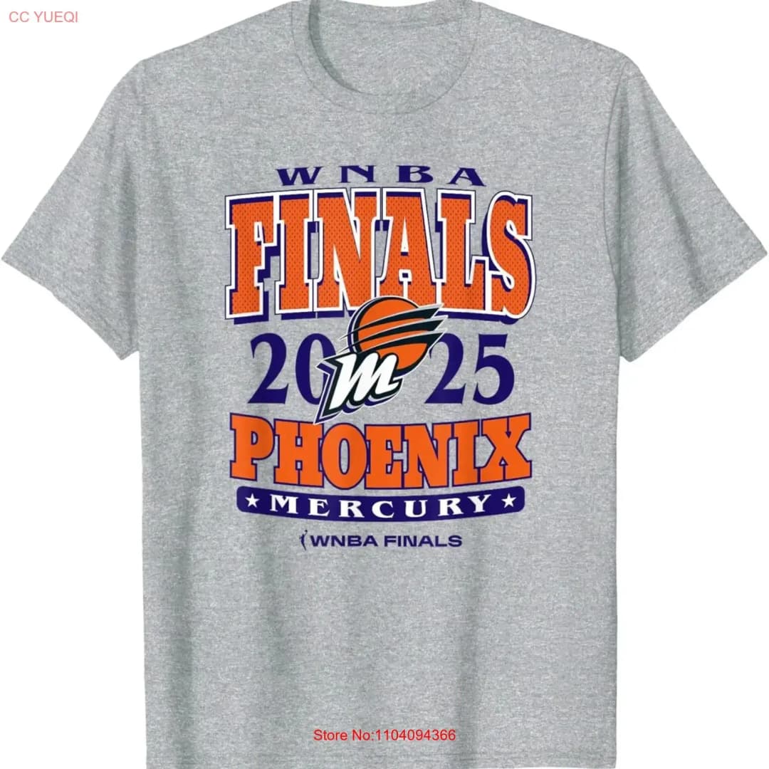WNBA Official Phoenix Mercury 2025 Finals All or Nothing T Shirt vintage Washed Soft fashion Breathable designer clothes