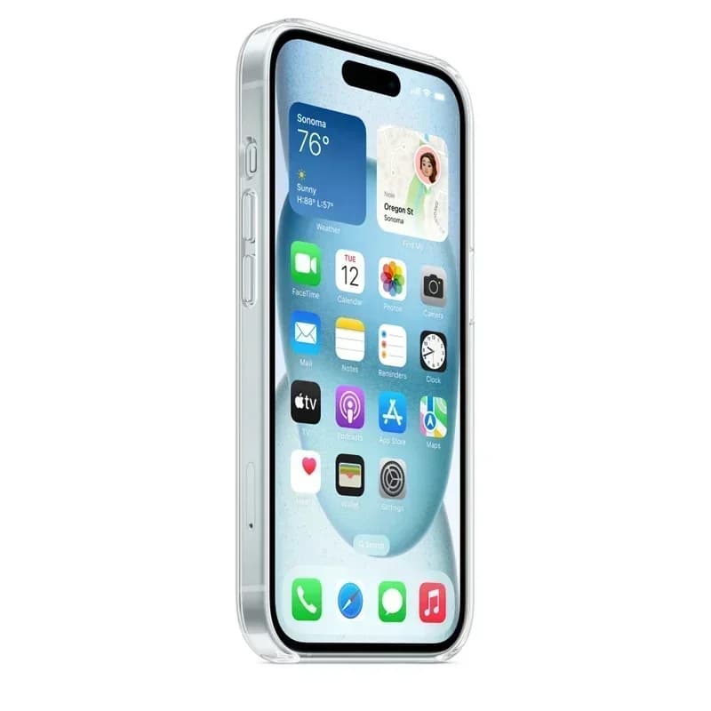 غطاء مغناطيسي أصلي شفاف لهواتف iPhone 17 Air و16 و15 و14 و13 و12 و11 Pro Max Plus mini، غطاء سيليكون شفاف لماج سيف - 2