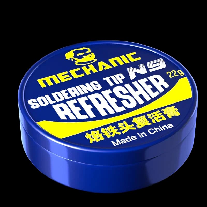 معجون تنظيف MECHANIC N9 لرأس مكواة اللحام الكهربائية، كريم تدفق اللحام لتنظيف رأس مكواة اللحام المؤكسد