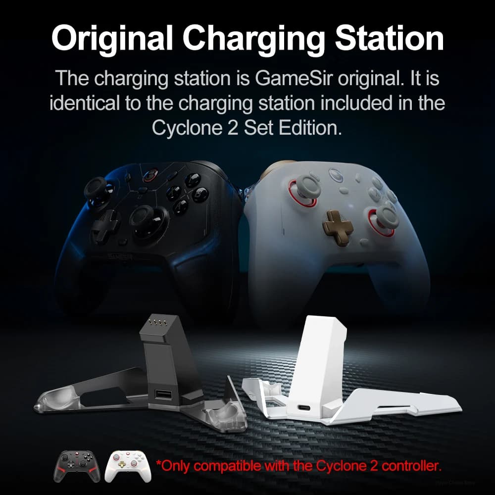 GameSir Cyclone 2 Charging Station Dock Original Wireless Switch Controller Gamepad Charger Base Accessories Alumintum Alloy  ﻿ - 2