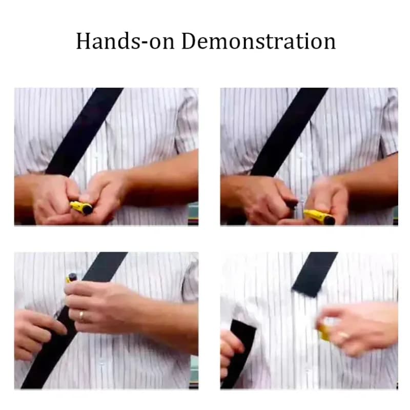 3 in 1 Safety Hammer Car Emergency Rescue Car Escape Tool Window Breaker Seat belt Cutter Compact Emergency Hammer Escape Tool - 4