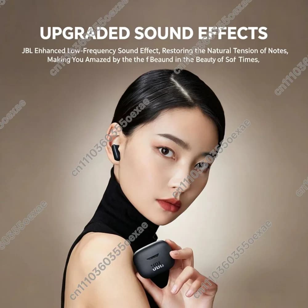 سماعات JBL T230NC اللاسلكية الحقيقية مع إلغاء الضوضاء والصوت الجهير النقي ومقاومة العرق IPX4 وشحن سريع - 5