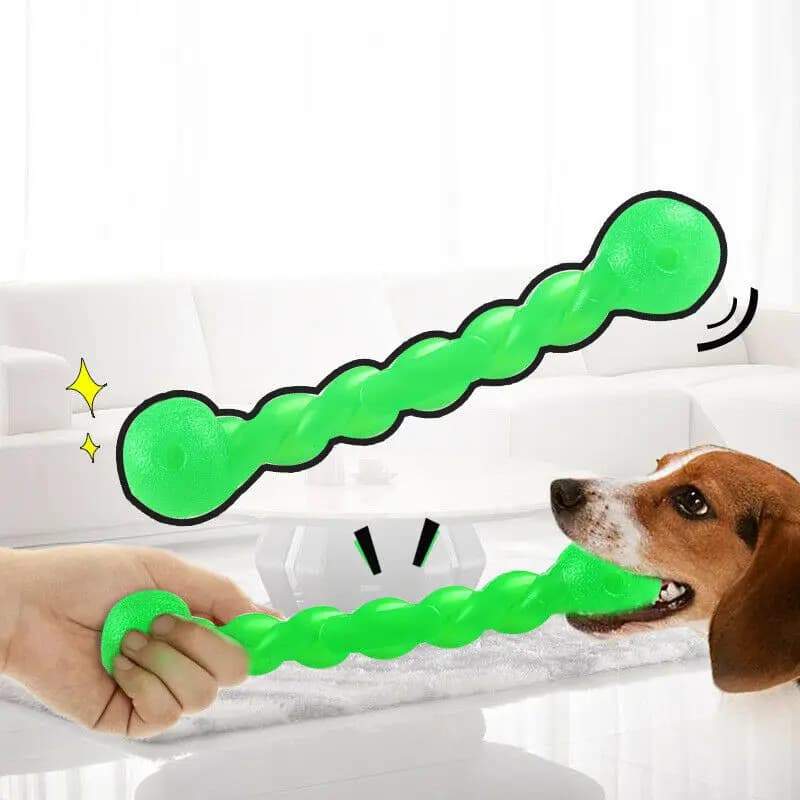 Pet Dog Training Interactive Toy Pet Funny Molar Stick Strong Rubber Durable Teeth Clean Toy Long Size Chew Toy For Meduim Large - 6