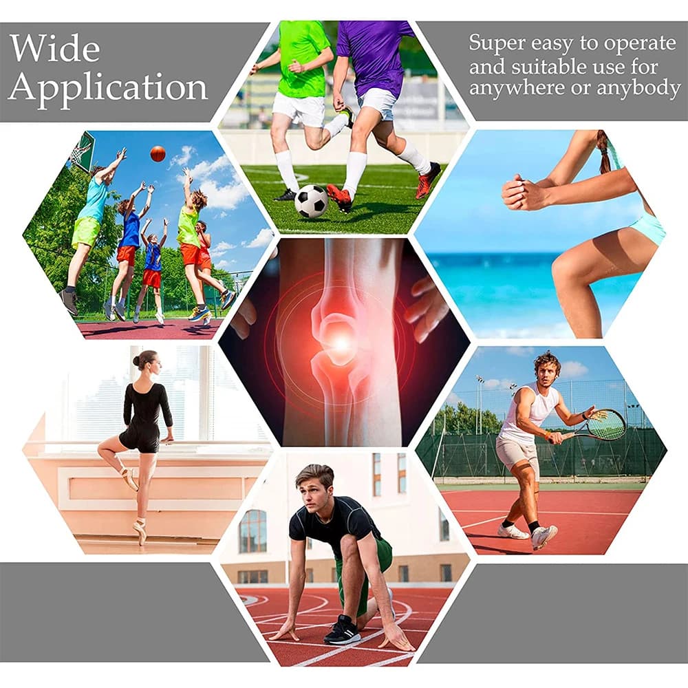 TIKE Elastic Breathable Wrap Ankle Support Brace Compression Knee Elbow Wrist Ankle Hand Support Wrap Gym Sports Bandage Strap - 3