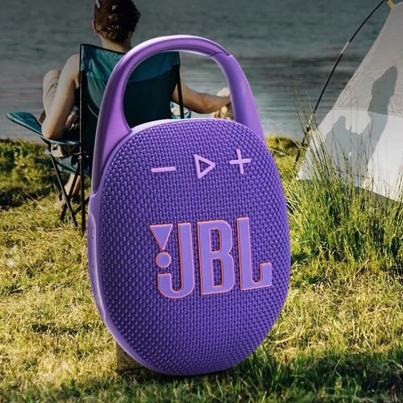 سماعة JBL Clip 5 الأصلية مع تقنية Auracast - سماعة بلوتوث محمولة مقاومة للماء IP67 مع وقت تشغيل 12 ساعة - مناسبة للحفلات والاستحمام - 4