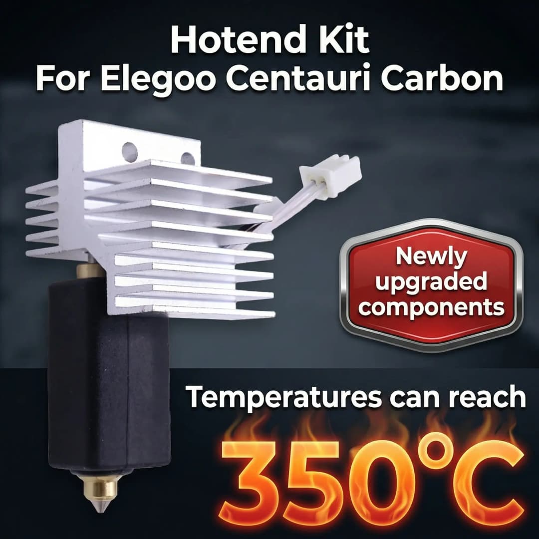 Upgrade elegoo CC2 hotend 0.2/0.4/0.6/0.8mm Assembled Extruder Hotend Kit for Elegoo Centauri Carbon 2 Hot end / Centauri Nozzle - 3