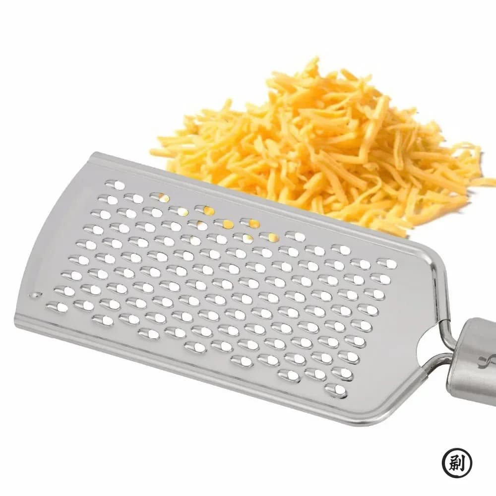 Micro-Blade Fine Grater - Stainless Steel Handle for Hard Cheese, Carrot, Ginger & Lemon Zesting - 4
