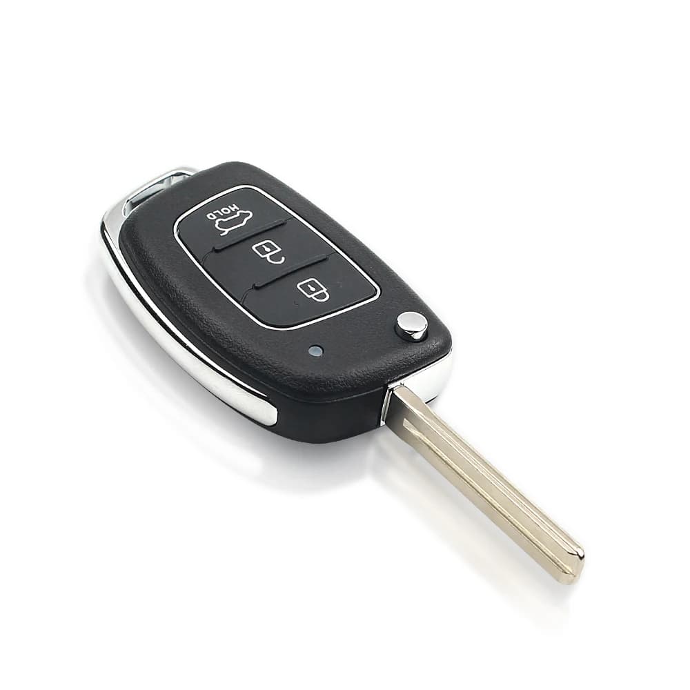 KEYYOU Car Remote Flip Key Fob For Hyundai  Accent Ix35 IX45 I30 Solaris Tucson I20 Santa Fe 433Mhz ID46 Chip - 3