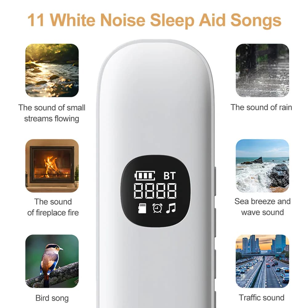 Bone Conduction Under Pillow Sleep Speaker with Timer Function Bluetooth Mini Sound Box Improve Sleep White Noise Aid Soundbar - 2