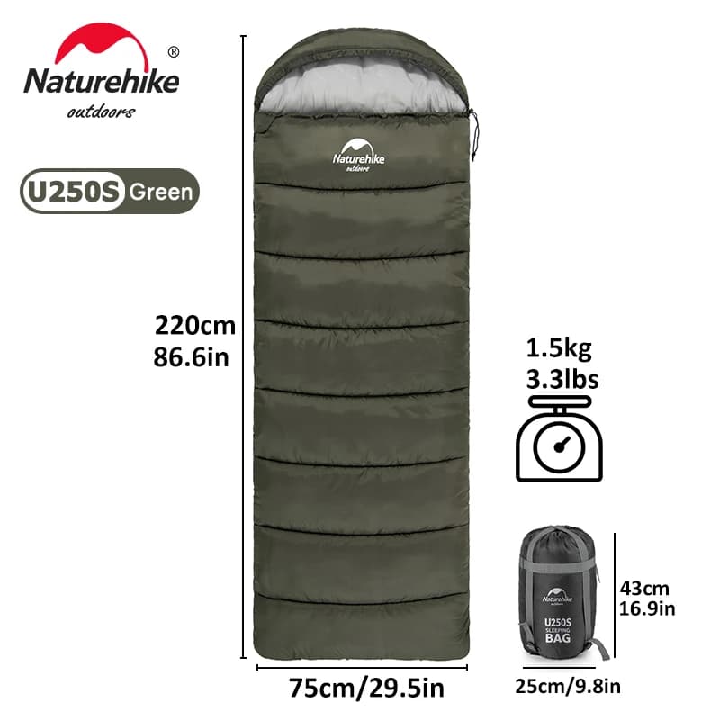 Naturehike Sleeping Bag Ultralight Cotton Sleeping Bag Winter Sleeping Bag Lightweight Waterproof Outdoor Camping Sleeping Bag - 5