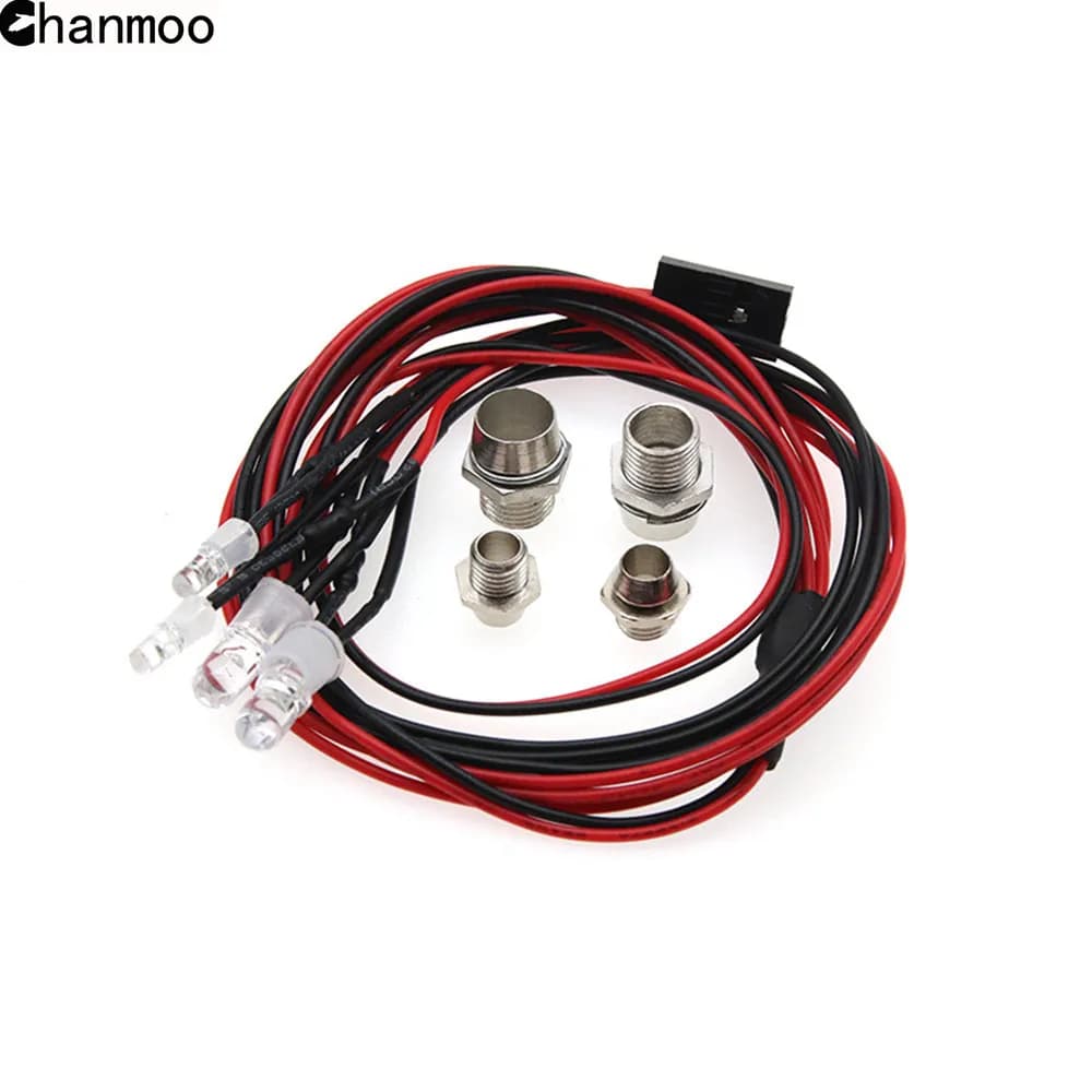 Universal RC LED Lights Set for All Kinds for RC Crawler Car On Road Drift Car Truck Leds Headlight Taillight Upgrade Parts - 2