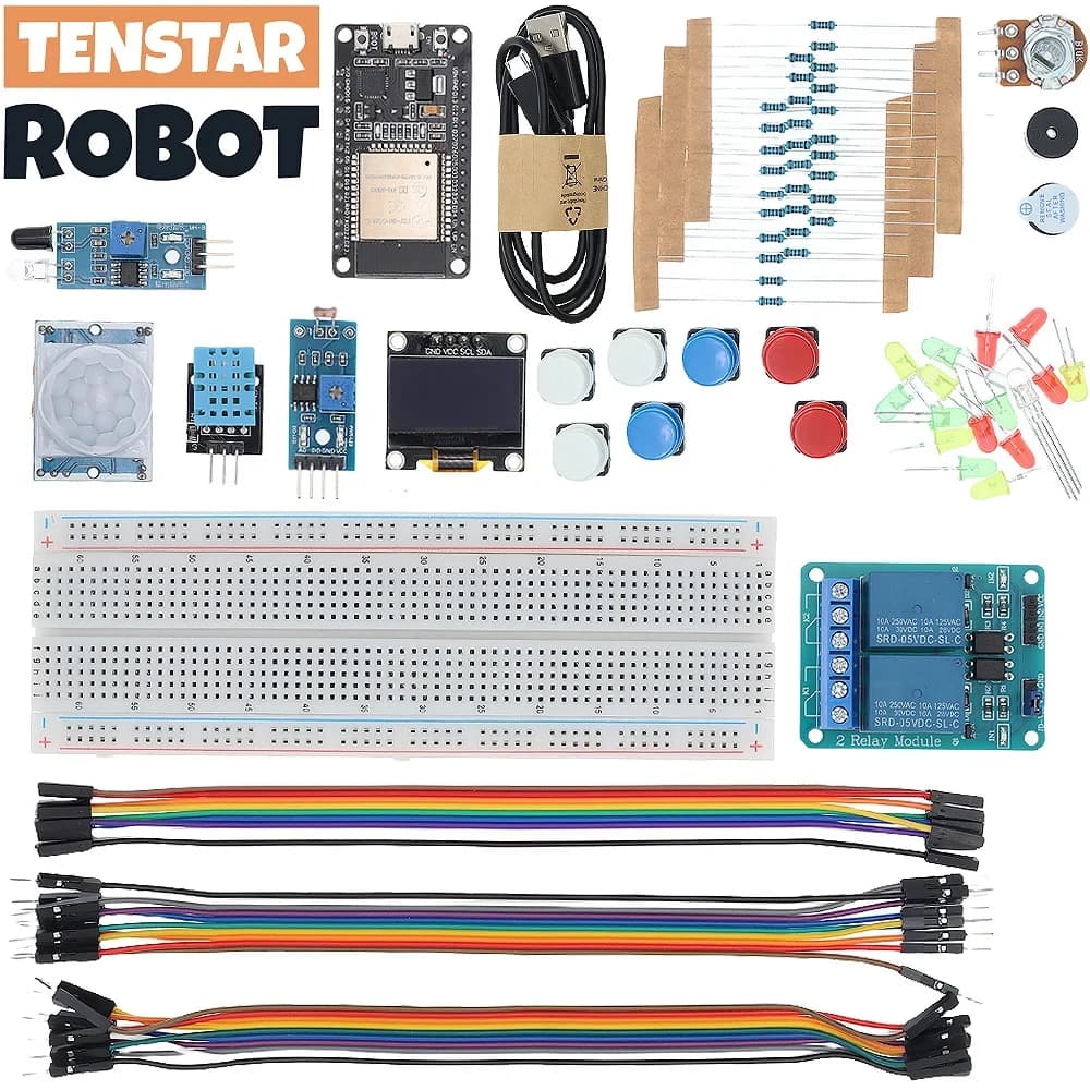 Basic Starter Kit for ESP32 ESP-32S WIFI Development Board Project Learning Kit with Tutorials ESP32 kit with box - 2