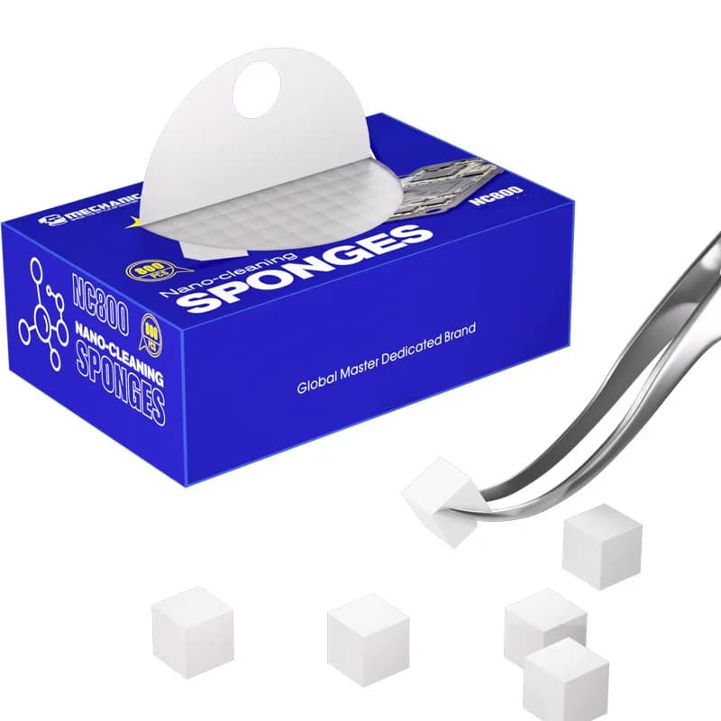 ميكانيك NC800 800 قطعة إسفنجة تنظيف نانو لشاشة LCD بدون بقايا أداة تنظيف الغبار للهاتف المحمول ولوحة PCB واللوحة الأم والزجاج الخلفي للكاميرا - 2