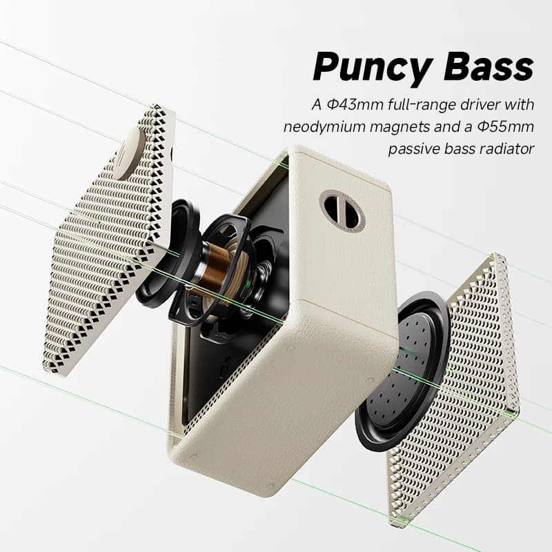 سماعة إديفاير ES20 محمولة بلوتوث لاسلكية مقاومة للماء IP67 مع إضاءة وتأثيرات صوتية خارجية بجهير عميق مع مايكروفون - 5