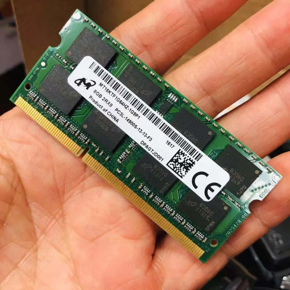 ذاكرة رام لابتوب كروشيال ميكرون DDR3 DDR3L بسعة 8 جيجابايت و4 جيجابايت بتردد 1066 و1333 و1600 و1866 ميجاهرتز SODIMM PC3L-12800S 14900 204Pin - 4