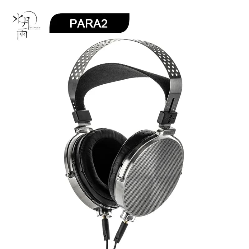 سماعات رأس MOONDROP PARA II، مشغل مسطح ببراءة اختراع 100 مم، سماعات Hi-Fi كاملة الحجم، مفتوحة فوق الأذن، طراز PARA2