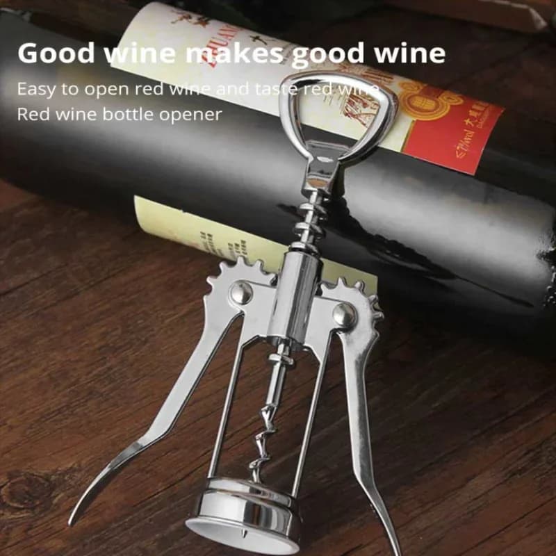 Red Wine Bottle Opener Beer Driver SteelWine Corkscrew Wine Opener Multifunctional Stainless Corkscrew Kitchen Supplies - 3
