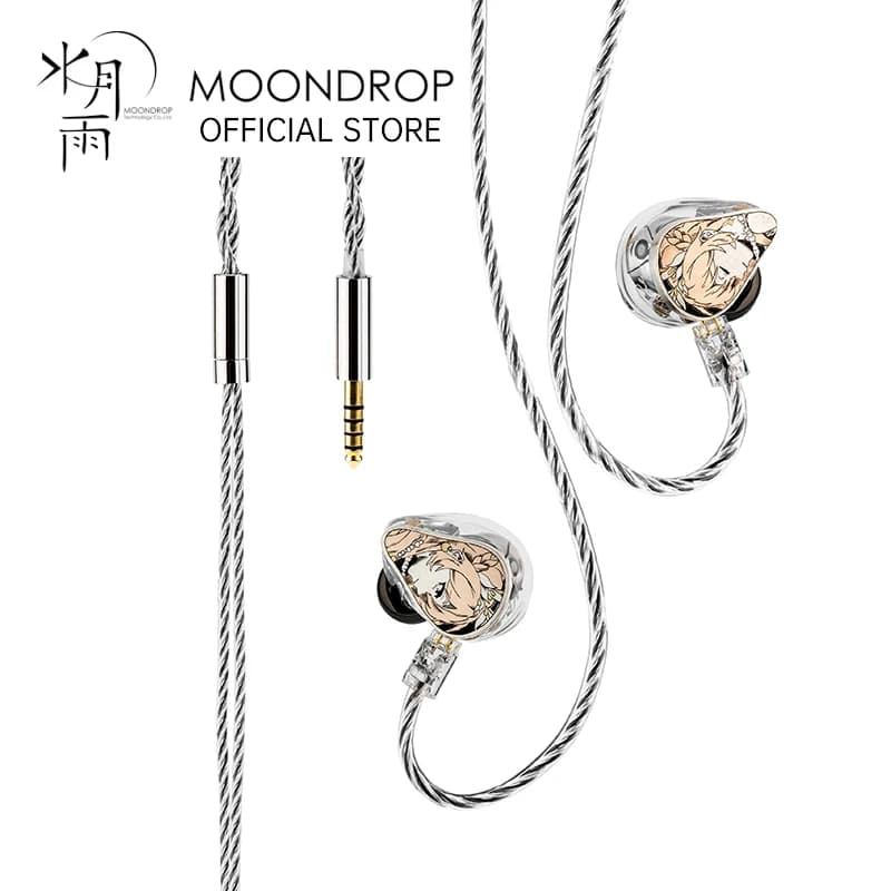 MOONDROP PSYCHE سماعة أذن ديناميكيتين+أربع أرمات متوازنة+أربع مشغلات مسطحة سماعات أذن HIFI منفذ متوازن 4.4