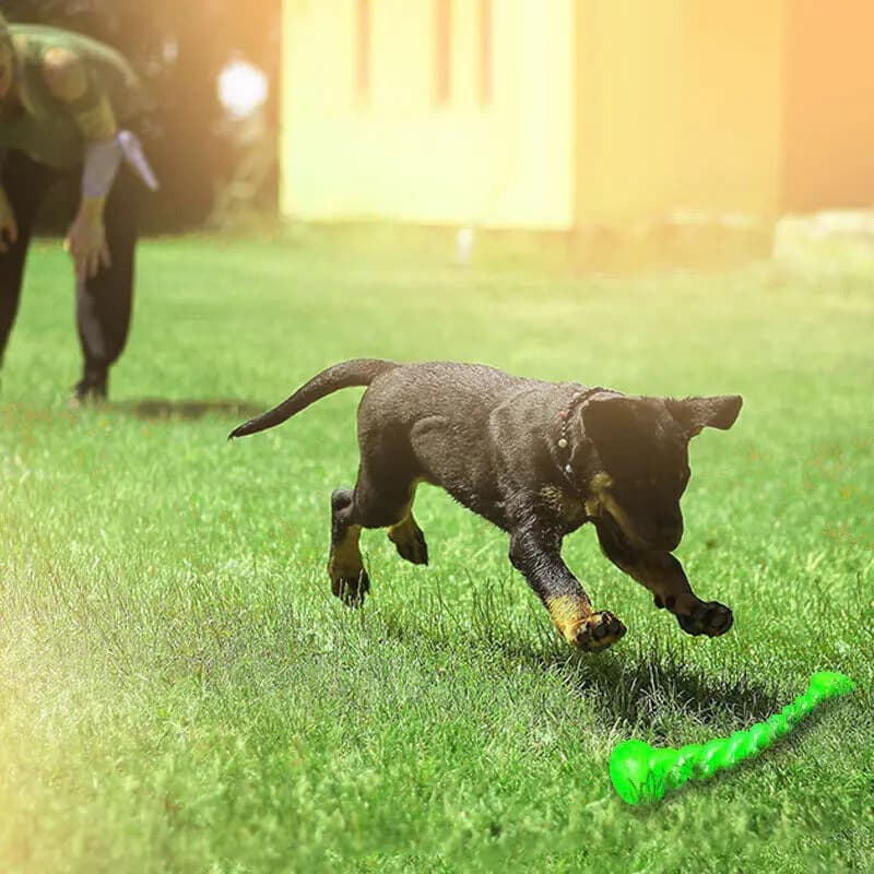 Pet Dog Training Interactive Toy Pet Funny Molar Stick Strong Rubber Durable Teeth Clean Toy Long Size Chew Toy For Meduim Large - 4
