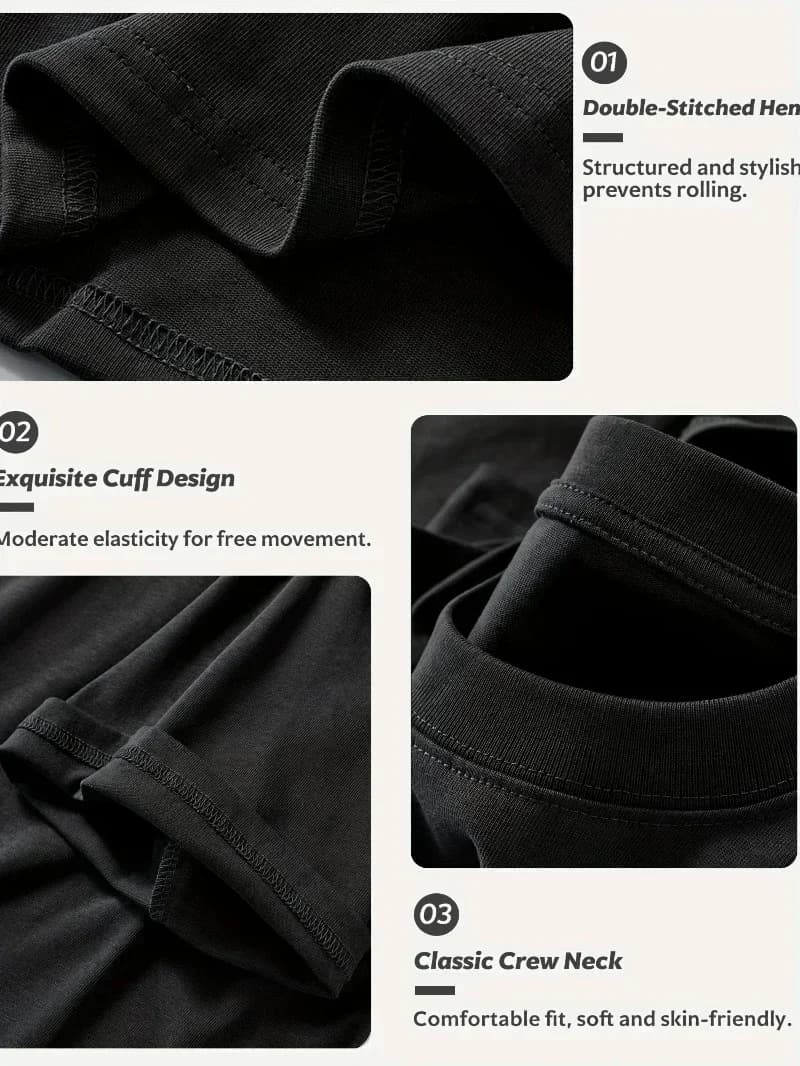 Men's Loose Wide-Leg Pants, Spring/Autumn Casual Long Trousers, American Street Trendy Versatile Style - 5