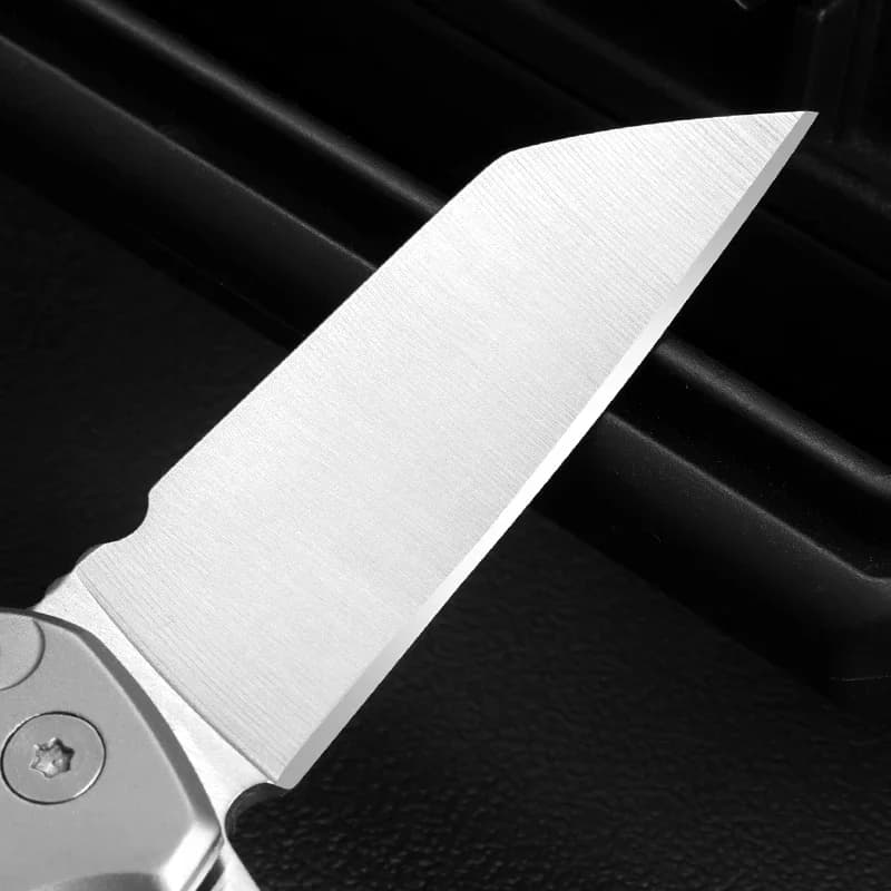 Outdoor multi-functional folding knife, mini high-hardness D2 steel fruit knife, paring knife, wild survival portable knife - 4