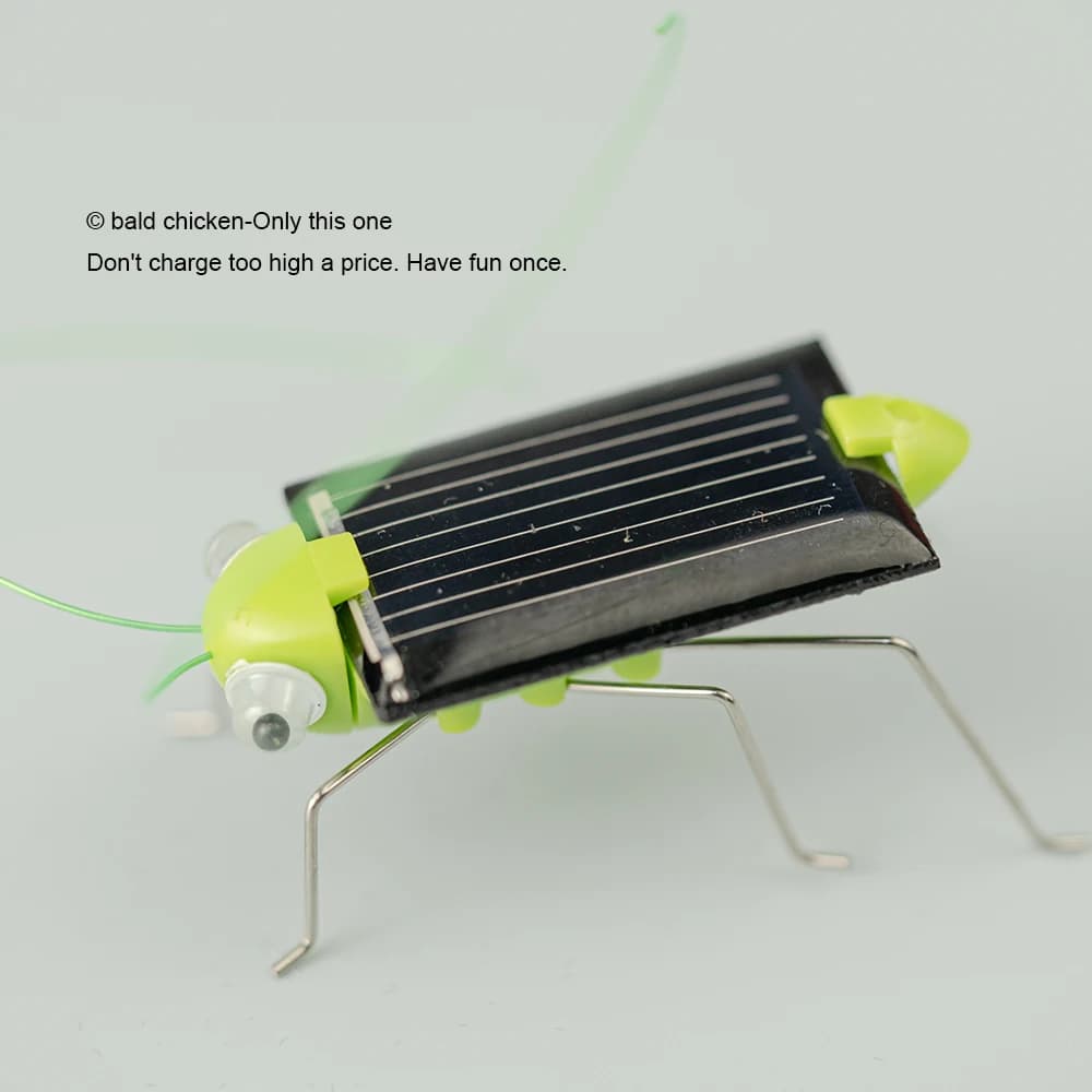 Solar Simulation Insect Grasshopper Toy Puzzle Children Selected Gift Gift Boys And Girls Science Education Funny Moving Toy Kid - 5