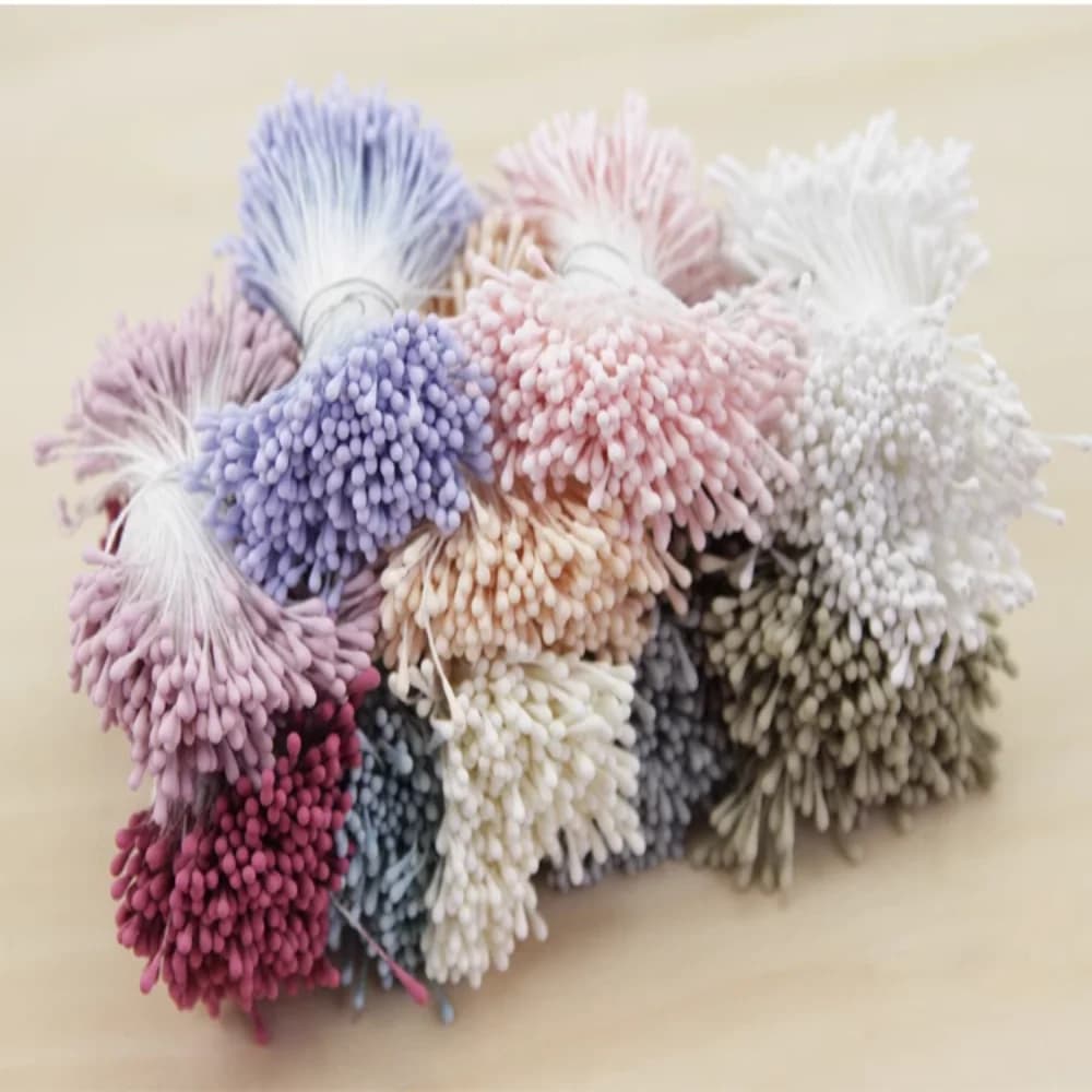 360 قطعة، 2 مم، زهرة اصطناعية، سداة، خيارات متعددة، لؤلؤ صغير، أزهار، مسدس DIY، إكسسوارات زفاف، ديكور منزلي - 6