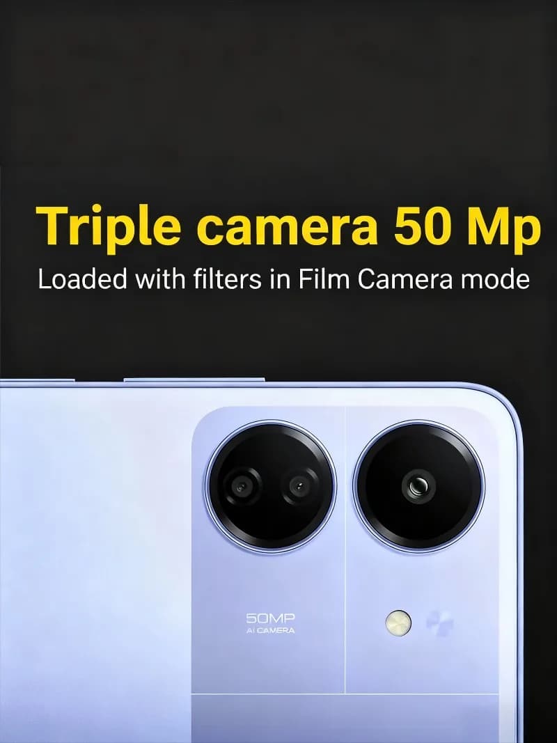 هاتف Xiaomi POCO C65، ذاكرة وصول عشوائي 8 جيجابايت + ذاكرة داخلية 256 جيجابايت، شاشة سلسة بمعدل تحديث 90 هرتز، كاميرا فائقة الوضوح 50 ميجابكسل، بطارية 5000 مللي أمبير في الساعة، NFC، هاتف بشريحتين - 2