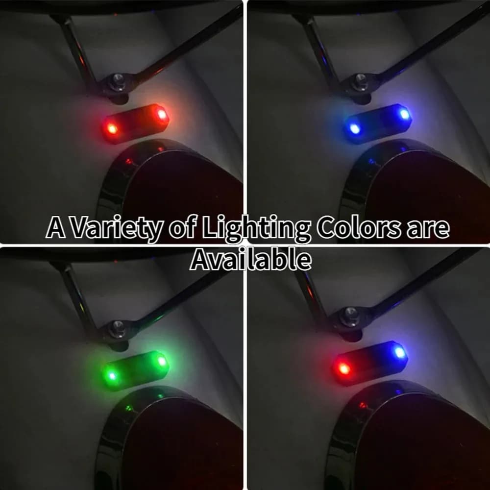 Mini LED Solar Power Car Warning Light Wireless Anti-Theft Simulated Alarm Caution Lamp Night Security Flashing Dummy Alarm - 5