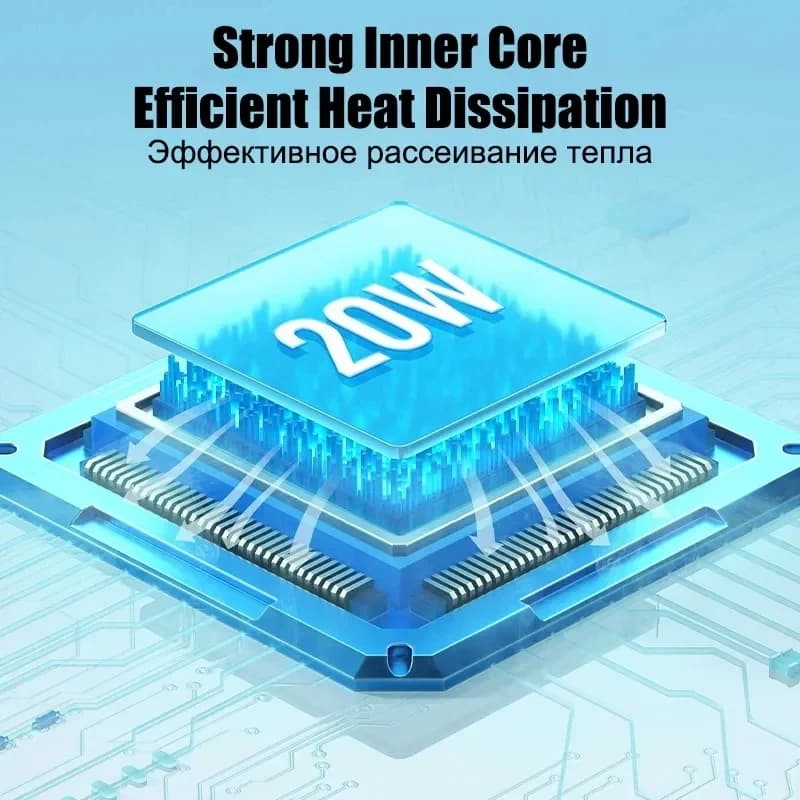 شاحن يو اس بي سي 20 واط شحن سريع قابس الاتحاد الأوروبي مع كابل 1 متر/3 قدم لهاتف آيفون آيباد - 4