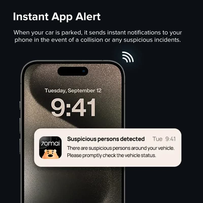 طقم توصيل 4G من 70mai UP04 لطرازات 70mai T800 وA810S وA810 وA510 وX800 وX200 وحدة 4G LTE للتحكم عن بعد والبث المباشر 70mai UP04 - 4