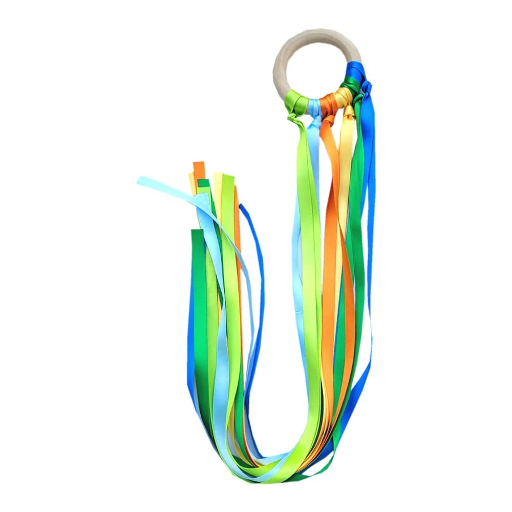 لعبة حسية على طراز مونتيسوري لحديثي الولادة ، حلقة شريط للأطفال غير سامة ، التعرف على الألوان ، تطوير لعبة حسية ، خالية من بيسفا - 2