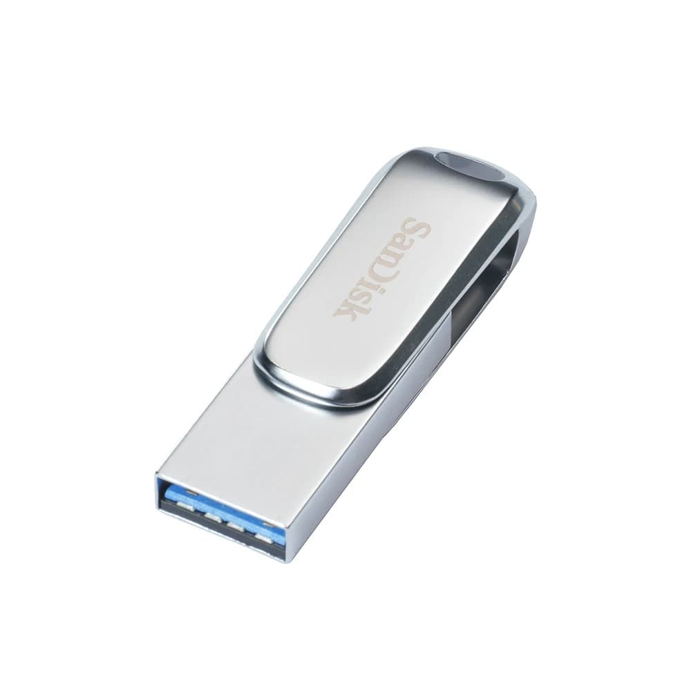 SanDisk Ultra Dual Drive Luxe USB Type-C 64GB 128GB 256GB 512GB 1TB USB 3.2 Metal 2 in 1 Type C OTG Flash Drive Type-A Pen Drive