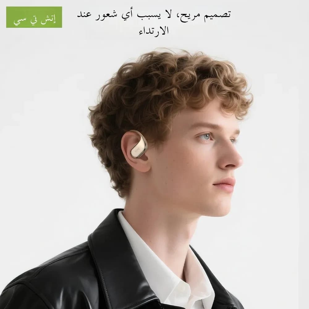 【AI Translator Earbud】 HTC NE39 Earphones Bluetooth OWS Sports Wireless Headphones Noise Reduction Earbud With Mic Long life - 3