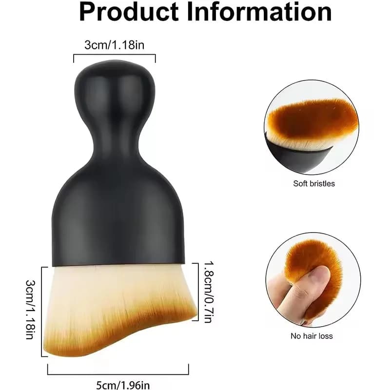 Car Air Vent Cleaning Soft Brush with Casing Car Interior Cleaning Tool Artificial Car Brush Car Crevice Dusting Car Detailing - 5