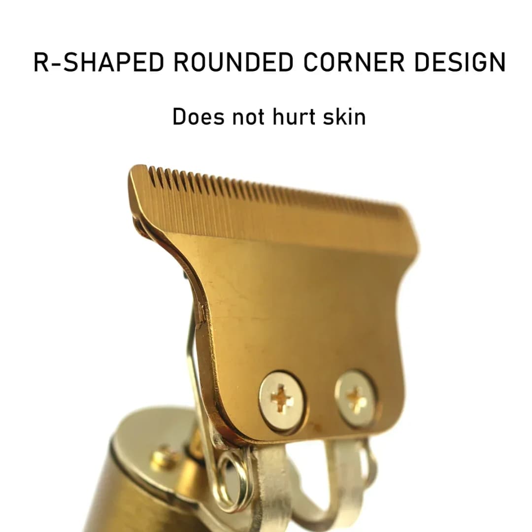 ماكينة تشذيب شعر T9 احترافية بجسم معدني، ماكينة تشذيب اللحية للرجال، شفرة من الفولاذ المقاوم للصدأ، ماكينة قص شعر - 4