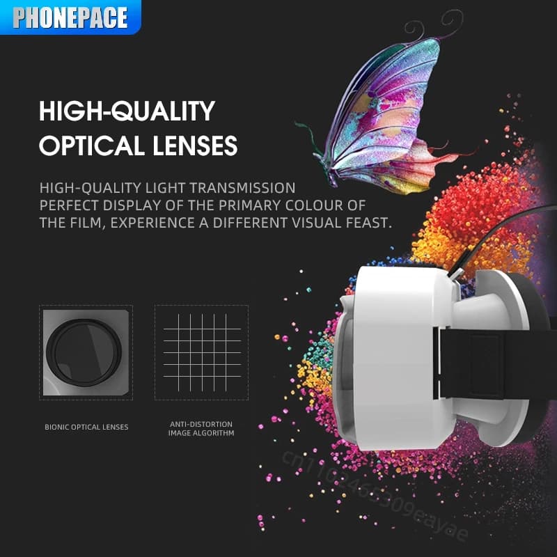 سماعة رأس واقع افتراضي ثلاثي الأبعاد من VR SHINECON نظارات VR خفيفة الوزن بزاوية رؤية 100 درجة لهواتف 4.7-6.53 بوصة مسرح منزلي/ألعاب غامرة - 4