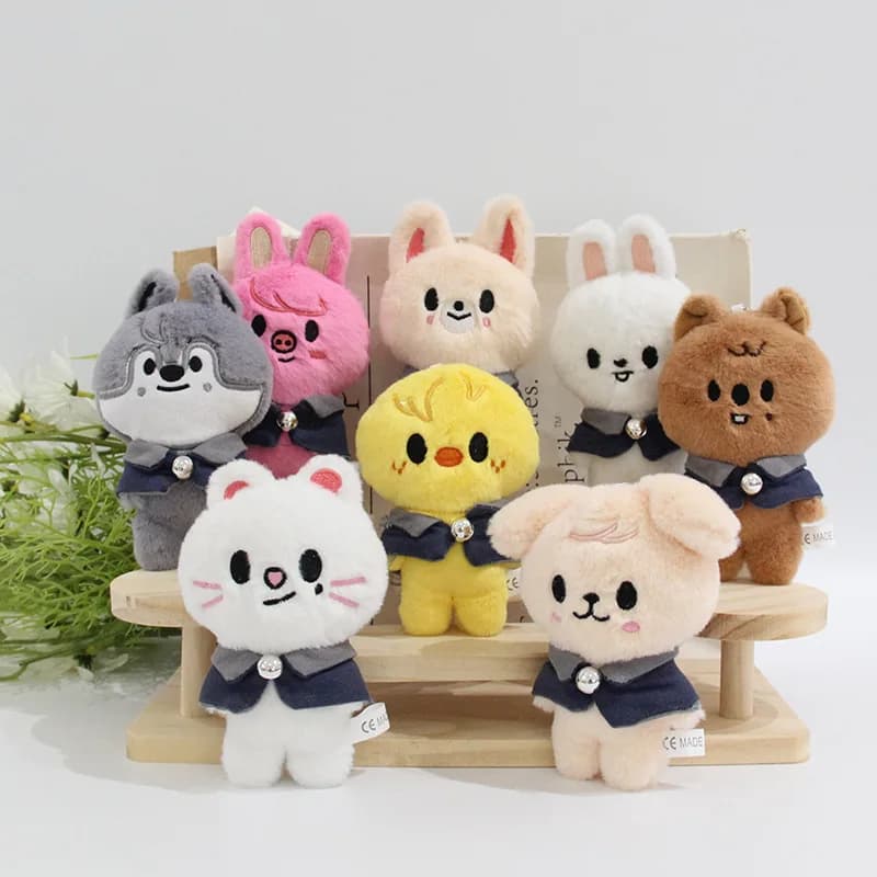 Skzoo 12cm Kpop Cartoon Stuffed Animal Plushies Stay Plush Doll Toys KawaiiJYP Adults KZ Fans Keychain Pendant Kid Gift - 4