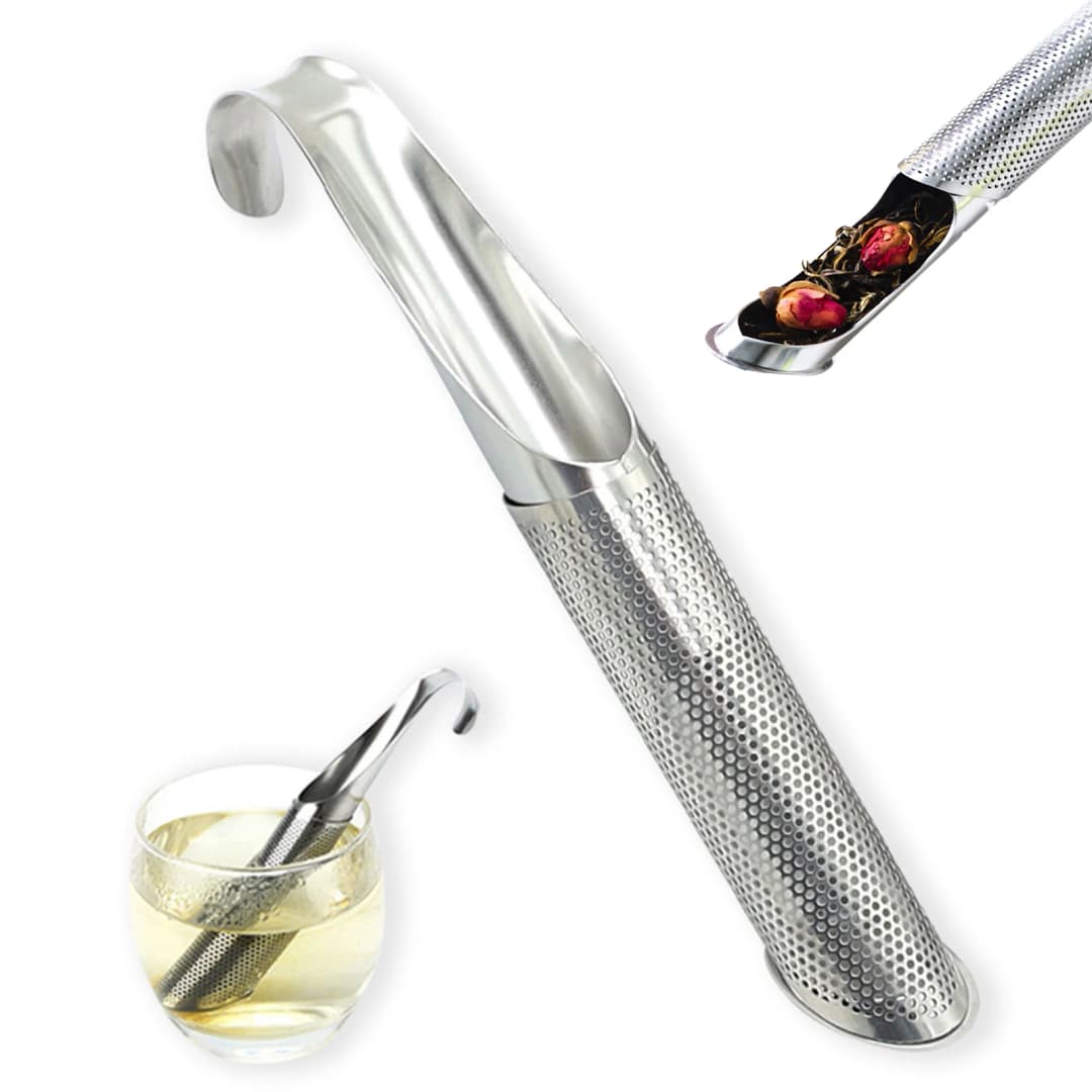 Stainless Steel Tea Infuser Filter with Hanging Hook Handle Tea Diffuser for Seeping Loose Leaf Teas & Coffees - 6