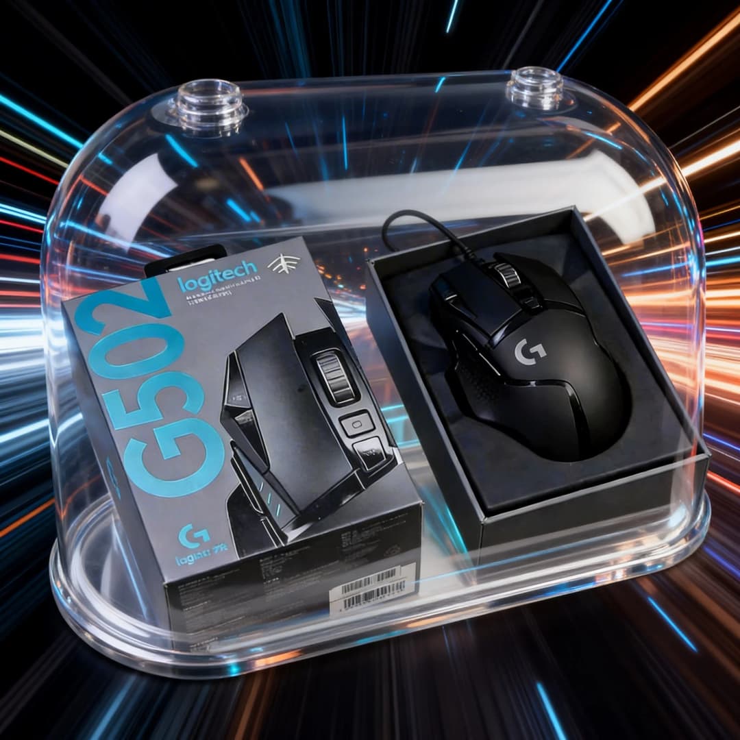 Logitech G502 HERO/G402, HERO 25600 DPI sensor, accurately capturing every detail in the game.