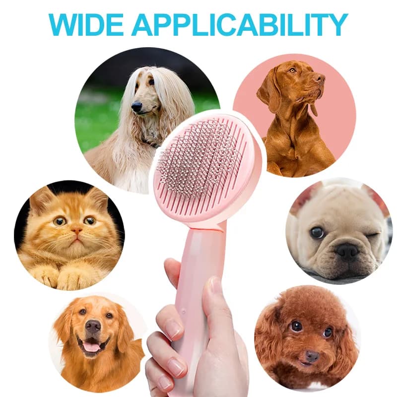 Cat Brush Pet Grooming Brush for Cats Remove Hairs Pet Cat Hair Remover Pets Hair Removal Comb Puppy Kitten Grooming Accessories - 5